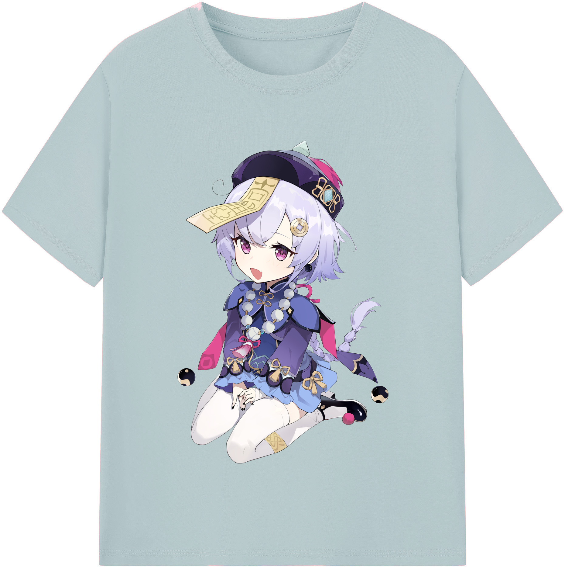 げんし神 七七 なな  genshin Nana 綿100％半袖Tシャツ（フロントプリント）